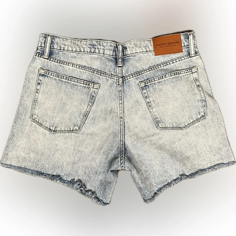 Lucky Brand Mid Rise Cut Off Shorts - Picture 6 of 8